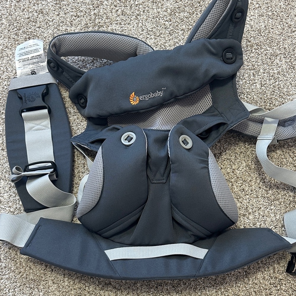 Ergobaby Charcoal and Light Gray Carrier